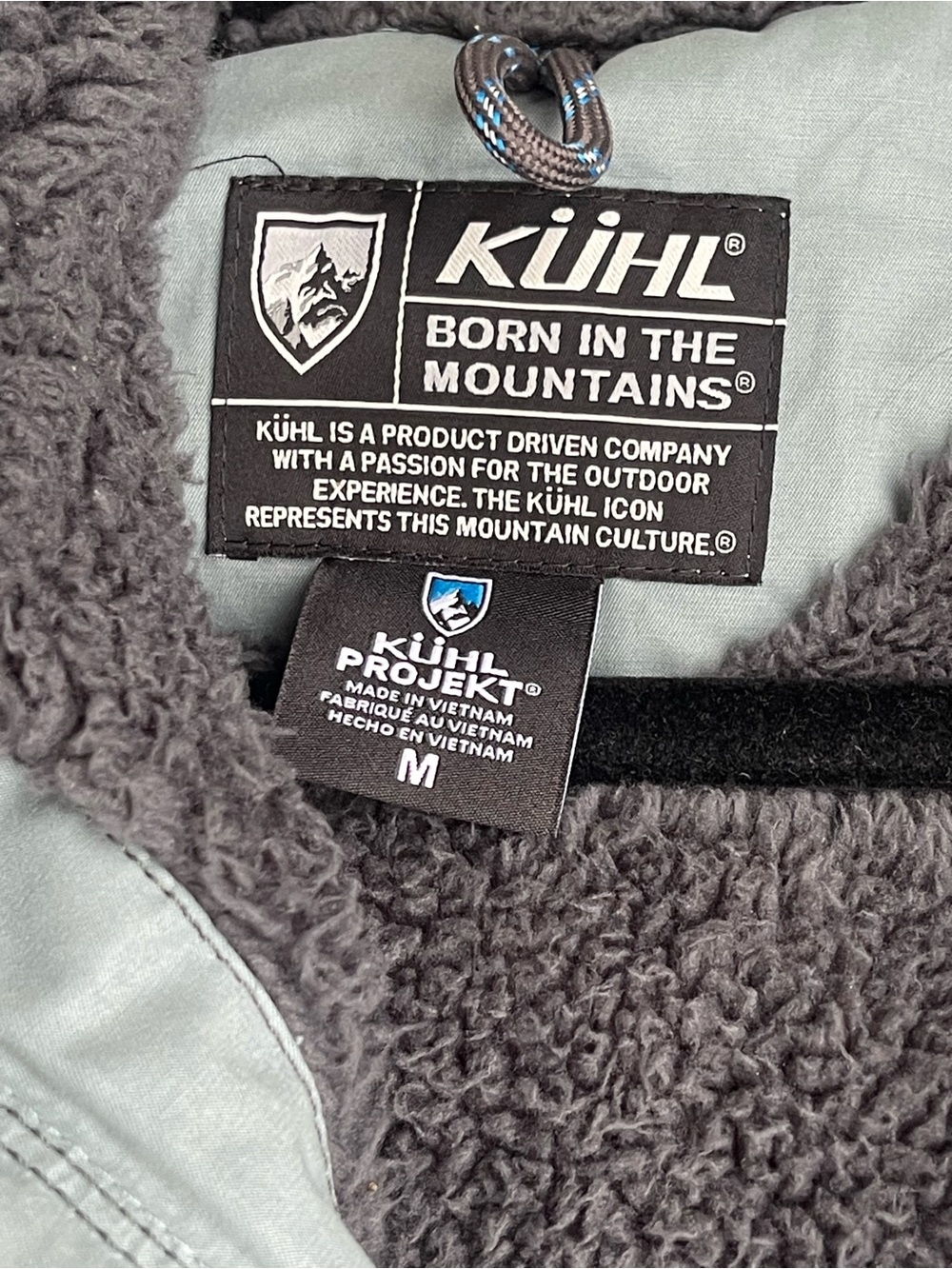 Kuhl Luna Parka Women's Medium Gray Full Zip Sherpa Lined Outdoor Outerwear - Picture 2 of 7